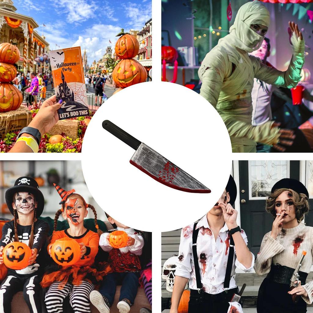 Enge Rekwisieten voor Prank Prank Speelgoed Bloederige Snijder Simulatie Bloederige Snijder Realistische Feestrekwisieten Halloween Kostuum Accessoires