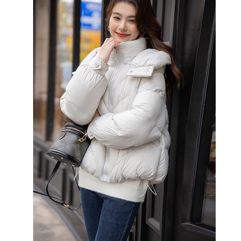 Mokana Women's Elegant Long-Sleeve Down Jacket MKNJD3167