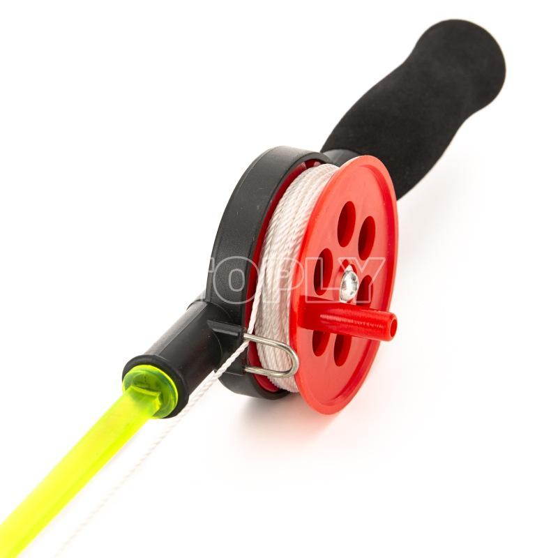 Portable Mini Plastic Crab & Lobster Fishing Rod with Nylon Line & Bait Clip