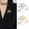 Versatile Lapel Pin Women Brooch Hollow Rose Shape Suits Exquisite
