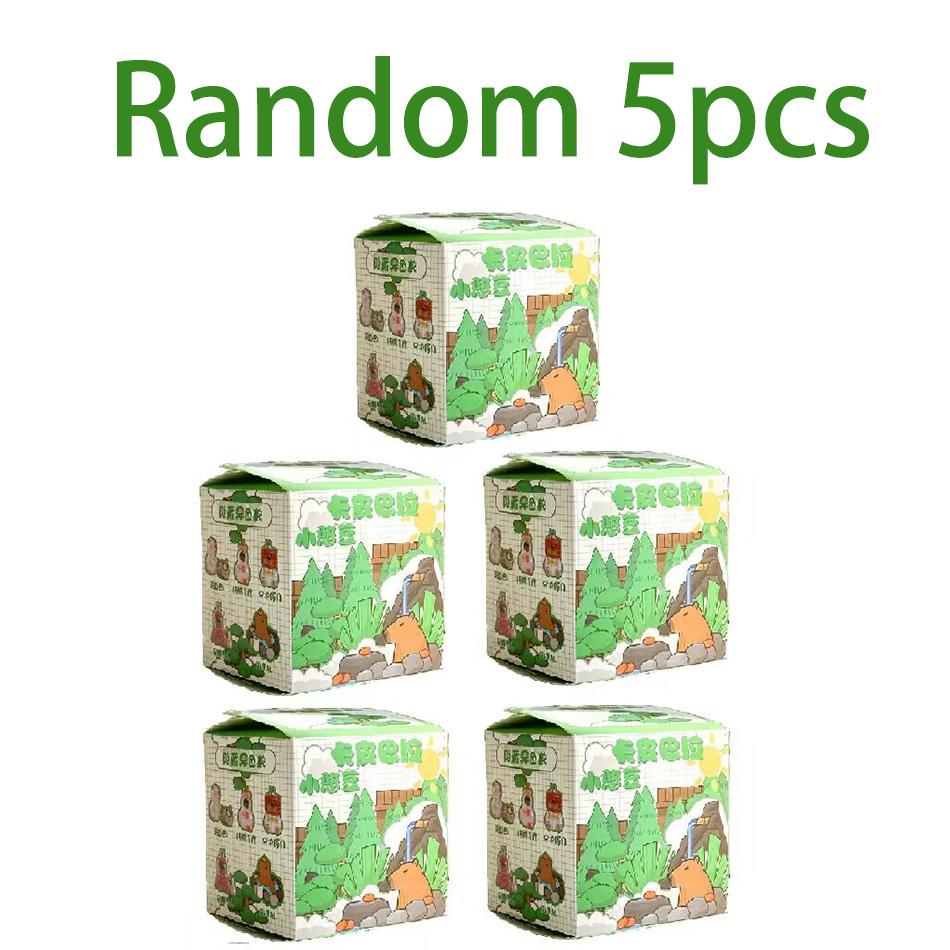 Capybara Figur Blind Box Simulation Capibara Kawaii Anime Tiere Figuren Puppe Kinder Geburtstag Weihnachtsgeschenk