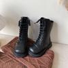 British Style Autumn/Winter Toddler Girls' Long Boots - Soft Sole, High Tube, Princess Design, Ages 1-3