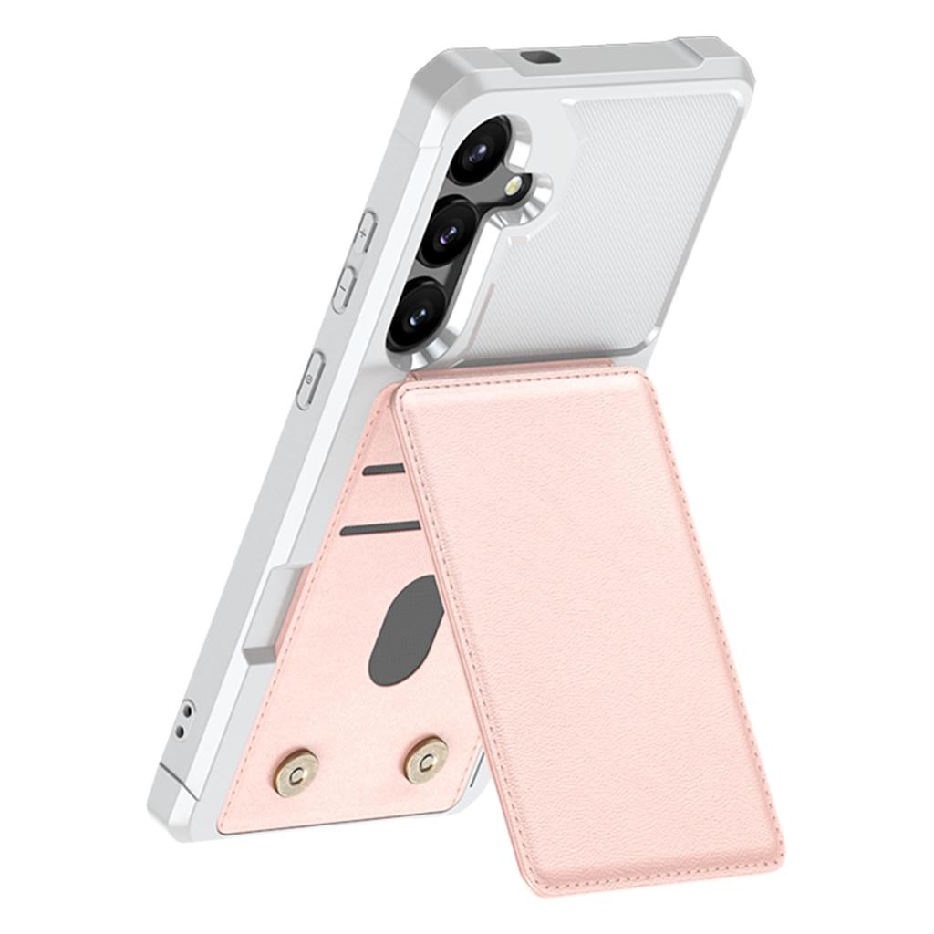 For Samsung Galaxy S25 FE Case Vertical Flip Card Slot Kickstand Leather + TPU Phone Cover
