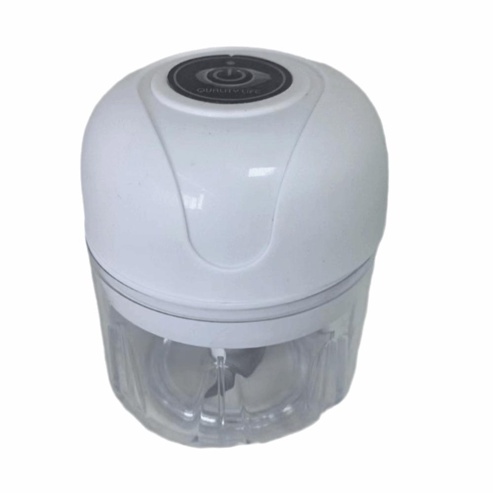 

Durable 250ML Electric Garlic Chopper Multifunction USB Charging Electric Garlic Purer Garlic Masher Baby Food Preparation білий