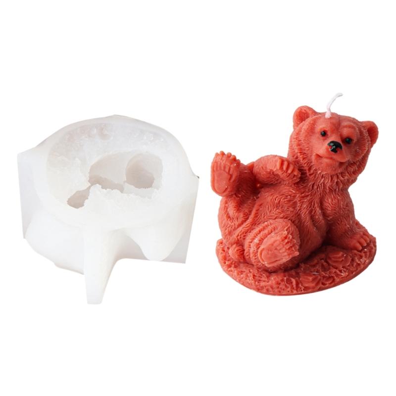 

Beautiful Clay Silicone Mold Ornaments Molds Cute Animal Shaped Statue Molds Silicone Candle Mold Perfect for Crafting
