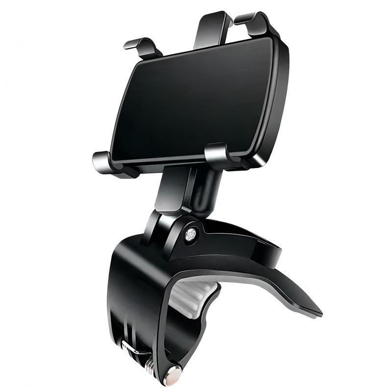 

Car Rearview Mirror Phone Holder with 360° Rotation and Multifunctional Navigation Bracket чорний