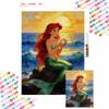 Diamond Paint Art Kit The Little Mermaid Ariel Mosaic Painting Diamond Art Home Room Decor Gift