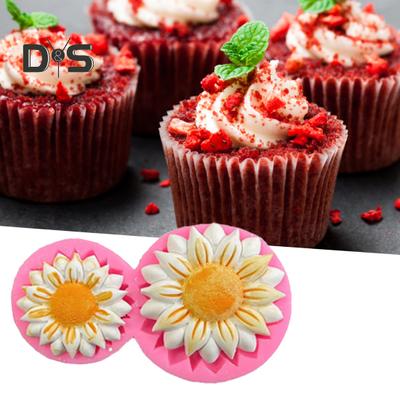 Molde de Fondant Reutilizável Ferramentas de Decoração Sem BPA Flor de Cerejeira Molde para Bolo de Fondant