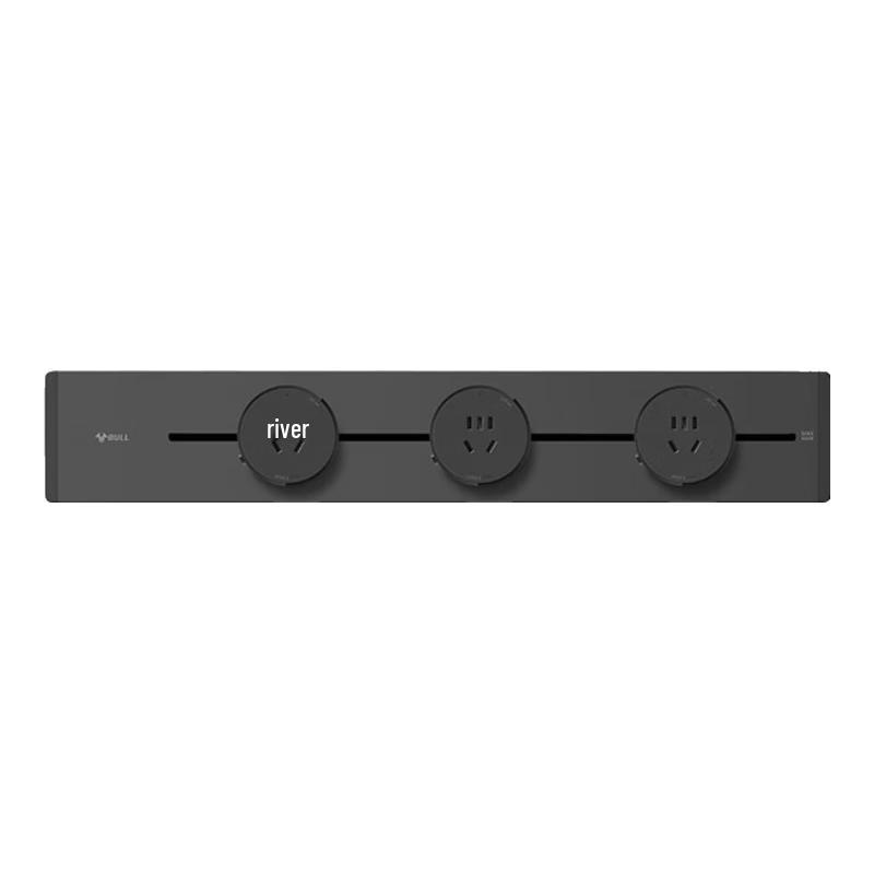 BULL Movable Track Power Strip System CN plug (adapter included)