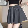 Women’s Japanese Style Lazy Summer Wide-Leg Culottes: Fashionable, Loose, Slimming Draped Half Skirt