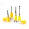 Vástago de 3,175/4/6/8/10/12 mm Fresa de extremo de una sola hélice, Brocas de fresado en espiral para cortar PVC/Madera/Plástico Fresa CNC de 1 hélice