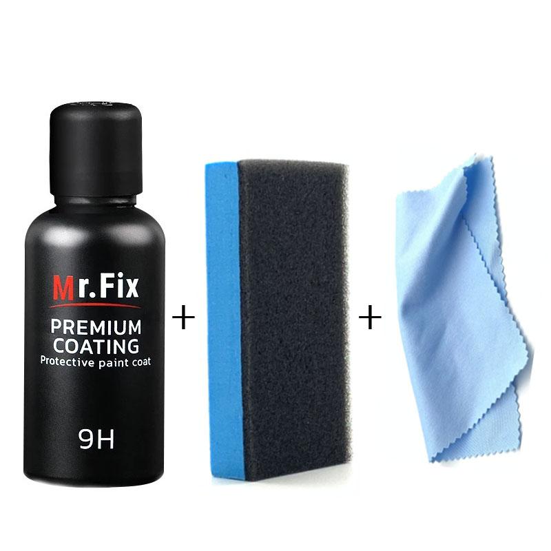 

Mr Fix 9H Уход за краской Автомобильная полироль Жидкое стекло Керамическое покрытие Защита от царапин Детейлинг автомобиля Стеклянное покрытие Супергидрофобное Стеклянное покрытие