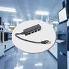 RJ45 Ethernet Splitter Cable Adapter, 1 to 4 Port Networking Extension Connector Fast Speed for Home and Offices