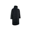 Lining Training Series Casual Windproof Warm Long Hooded Down Jacket Men Outerwear Black AYMR265-1