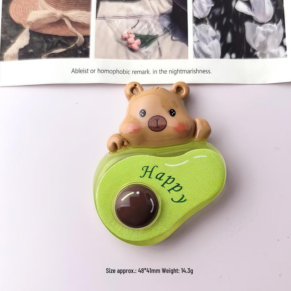DIY Luminous Resin Ornaments: Cartoon Fruits, Animals, Cream Glue for Hair Clips, Phone Cases, Shoes