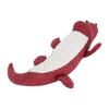 Dog Toys Simulation Crocodile Shape Plush Stuffed Bite Resistant Molar Pet Dog Vocal ToysRed