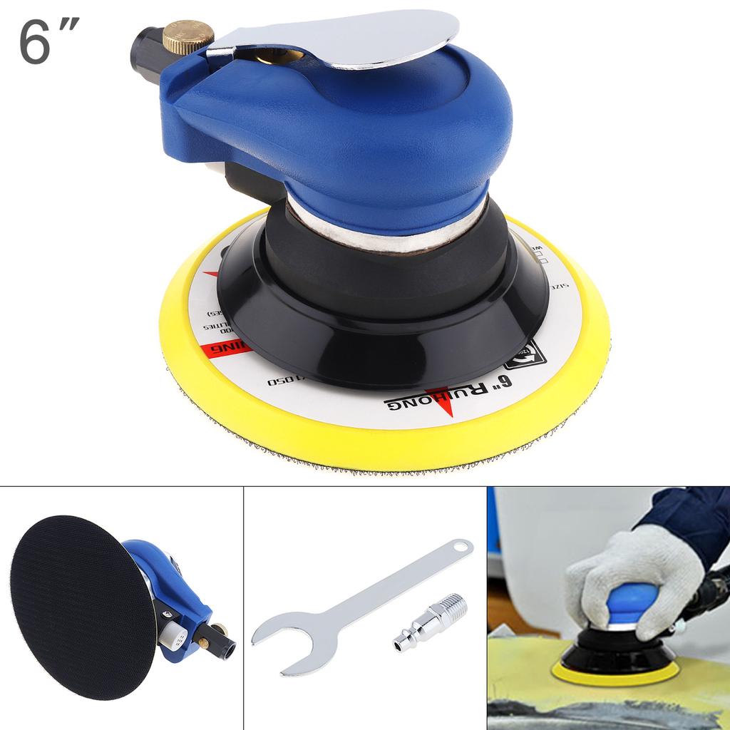 5 inch AT-980 Low Air Consumption Furniture Automotive Round Sander Air Inlet Connector Spanner Random Orbital Sander 5 inch AT-980 Low Air Consumption Furniture Automotive Round Sander Air Inlet Connector Spanner Random Orbital Sander