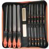 17-Piece Metal File Set: Round Steel Files & Grinding Tools with Bag