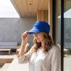 Wide Brim Women Sun Hat UV Protection Elastic Fit Cooling Visor Cap Breathable Pleated Design Summer Baseball Cap Swimming