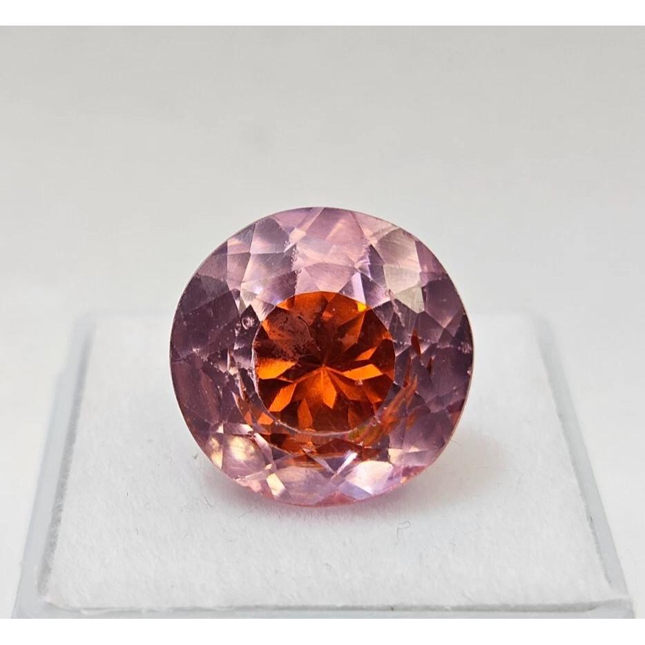 Pitambari Sapphire Bi-Color 17+ Ct Round Cut Certified Beautiful Loose Gemstone