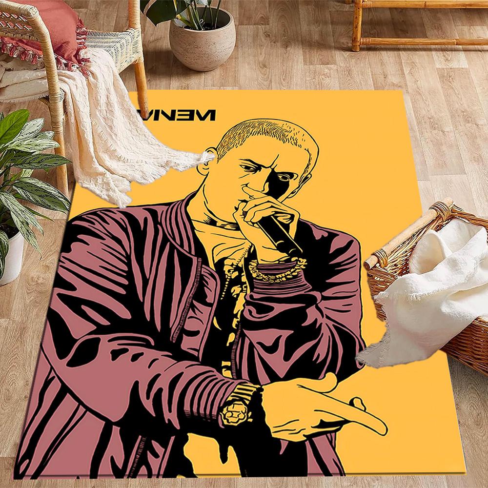 Ronaldo's Iconic Celebration Themed Anti-Slip Rugs - Polyester Home Decor, Suitable for Bedrooms, Living Rooms, Doorways, Studios, and Decorations