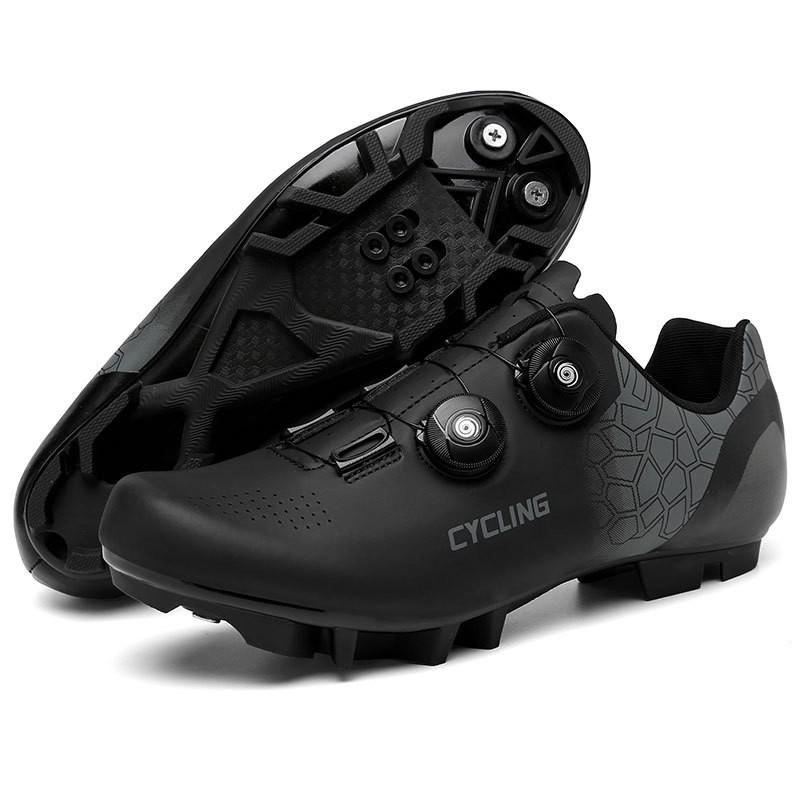 Unisex Cycling Shoes Road Mountain Bikes Rigid Sole Breathable Non-Cleat Clipless-Compatible Design
