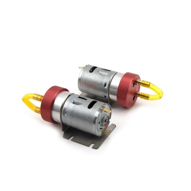 1Pcs Electric Fuel Gas Pump Smoke Kits Metal Gear With Mounting Bracket For RC Nitro or Gas Boat Airplane Car