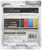 GOSEN Egg Power 16 Tennis TS100BK Strings, Black,