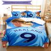 3pcs Haaland Pattern Bedding Set Duvet Cover Set Includes Duvet Cover &pillowcases,perfect All Season Bedroom Decoration&gift