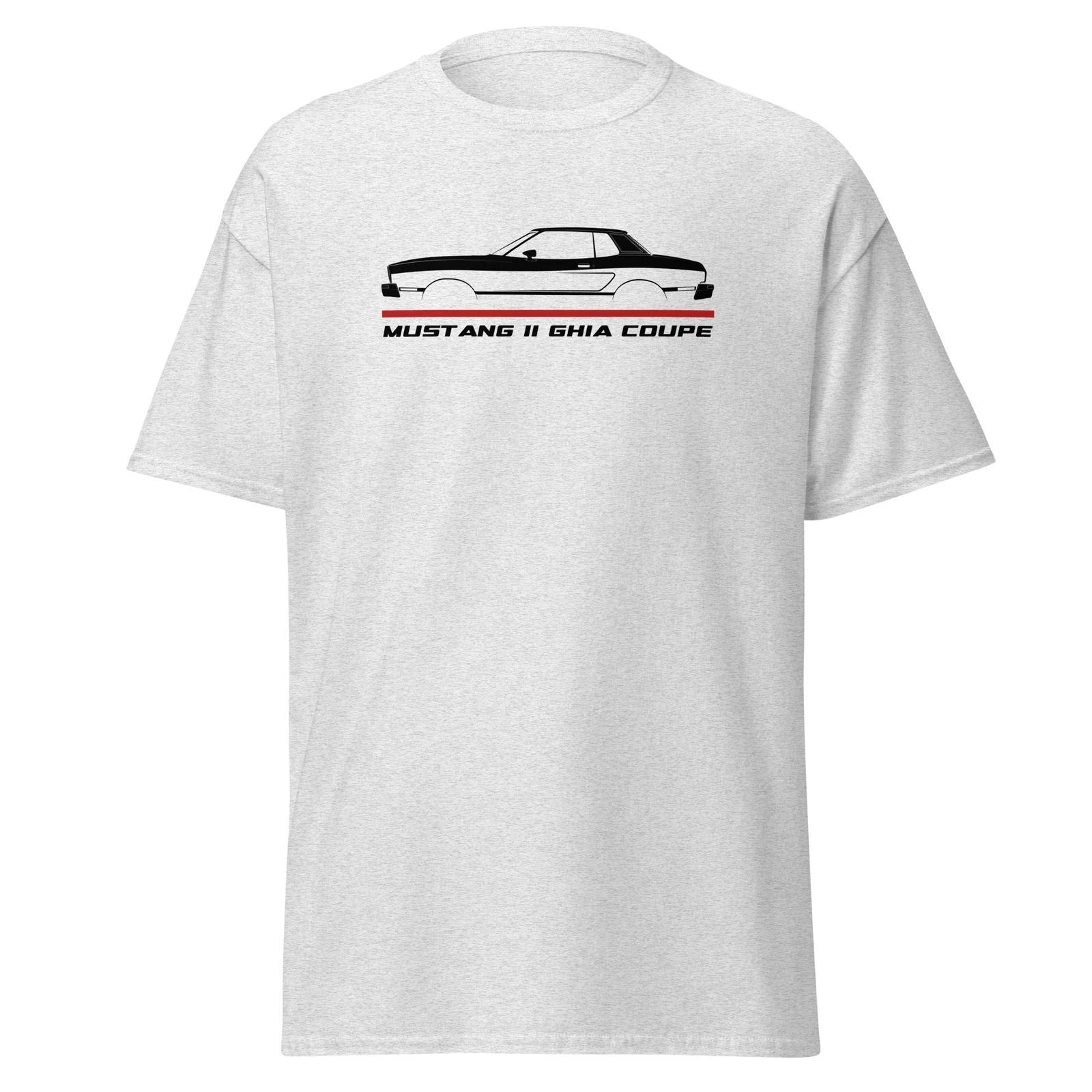 

Premium T-Shirt For Ford Mustang II Ghia Coupe 1974-1978 Car Fans Birthday Gift S