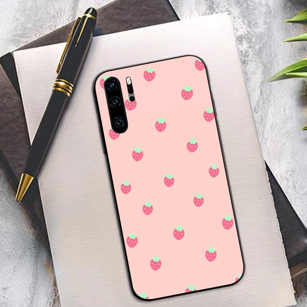 Strawberry Sweet Phone Case For Redmi 8 9 10 pocoX3 pro for Samsung Note 10 20 for Huawei Mate 20 30 40 50 lite