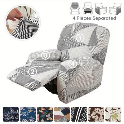 Sesselüberwurf-Stretch Weicher Überwurf Möbelbeschützer für Sessel mit Tasche Passgenauer Sofa-Couch-Überzug Lazy Boy Sesselüberzug