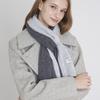 Melikub Cashmere Cable Two-Tone Muffler_Grey