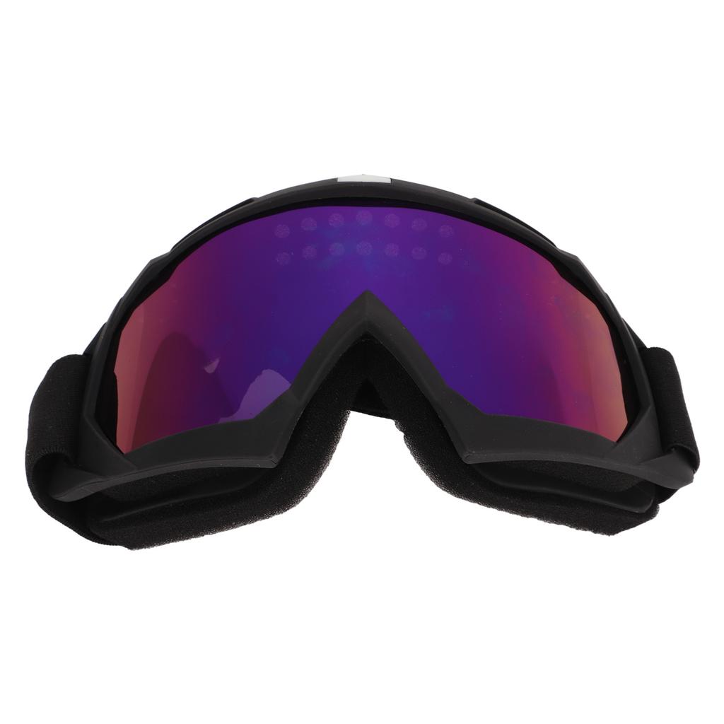 Outdoor Ski Goggles Sports Cycling Motorcycle Windproof Goggles Bike Off Road Dustproof Glasses Matte Black Frame