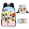 Mochila de Dibujos Animados Las Supernenas Con Correas Acolchadas de Espuma Para la Escuela y el Uso Diario