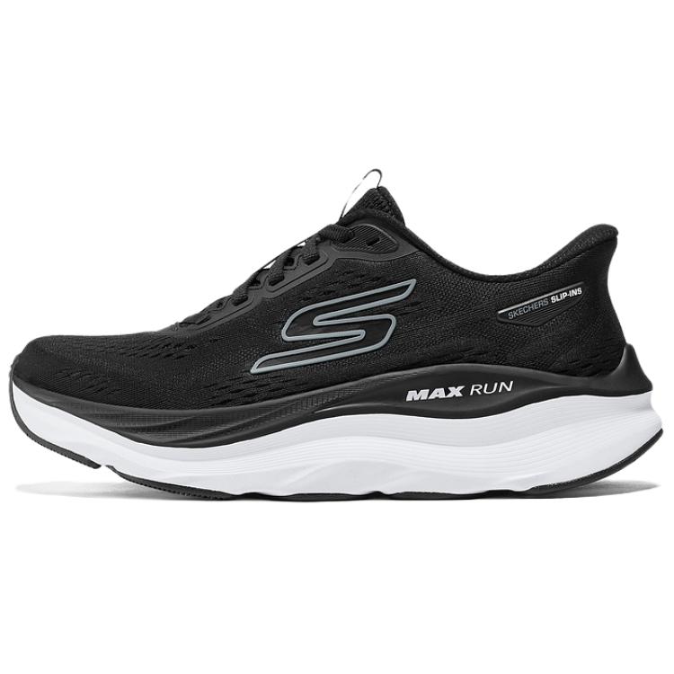 Skechers Go Series Comfortable Versatile Breathable Low-Top Running Shoes Women sneakers Black 129200-BKW 36