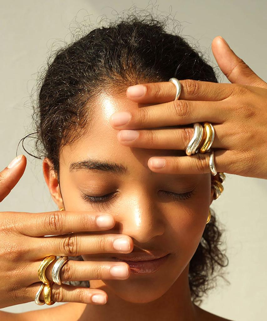 GRASSE MATINEE Double Wave Ring (A Type)
