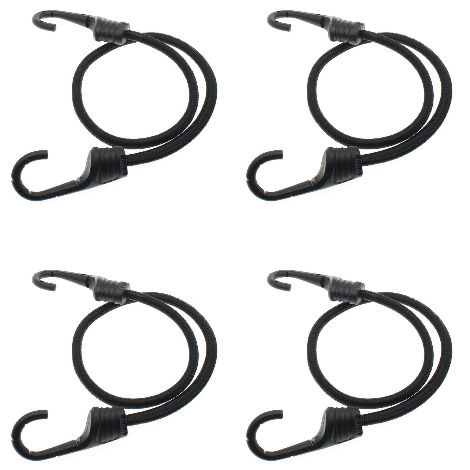 CM Hardware 30 см Эластичный шнур с пластиковым стальным крюком Bungee 30CM