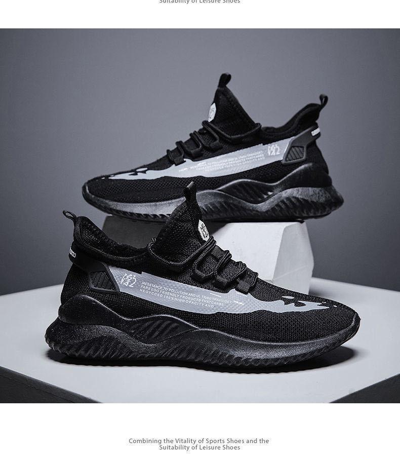 

2025 autumn new trendy men s sports shoes mesh trendy shoes breathable Korean version versatile casual shoes men 38