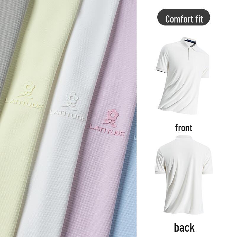 MONTAGUT Men's Breathable Quick-Dry Polo Shirt