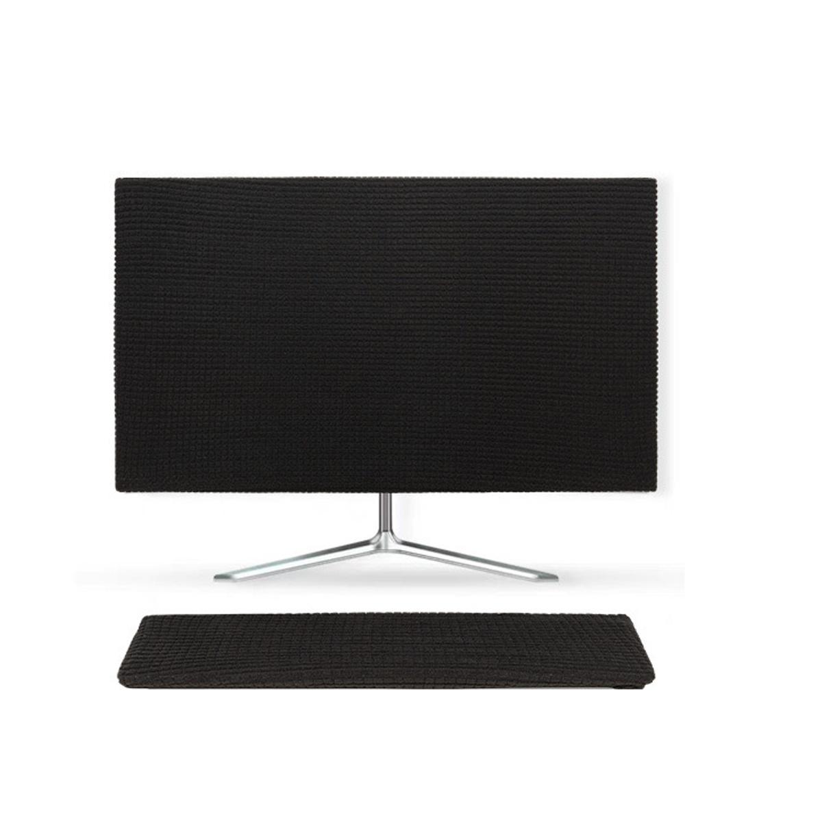 

2pcs Set (1pc Monitor Cover And 1pc Keyboard Cover) Dust Cover for Desktop Computer Monitors,Suitable for 24 to 30-Inch Monitors