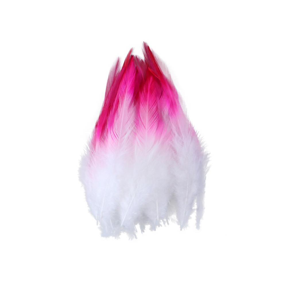 10-15cm Purple Chicken feather Natural Rooster feathers Fly-tying Material Cock Plumas for craft Dream Catcher Jewelry Decor