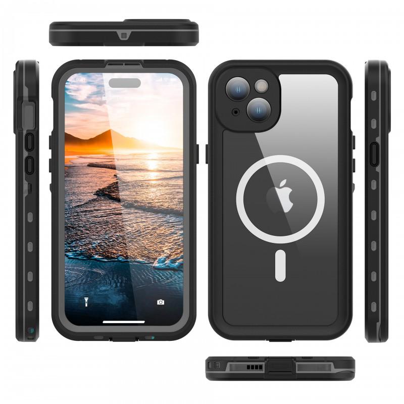Shockproof Dustproof Waterproof TPU Phone Case IPhone 15 Plus Full Cover With Lanyard Loop DIY Customization