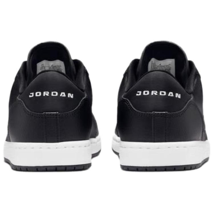 Jordan Court Connect Wygodny Krój Niskie Retro Buty do Koszykówki Męskie sneakersy Czarne IQ5698-001