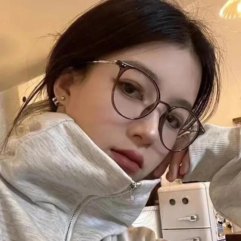 Progressive Multifocus Reading Glasses Bifocal Ultralight Presbyopia Glasses Women Men Round Anti Blue Light Eyewear 0 To +400