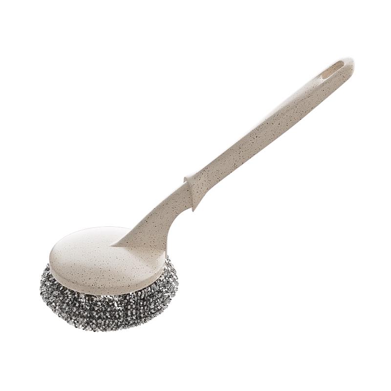 Mayflower Stainless Steel Pot Scrubber Set with Long Handle