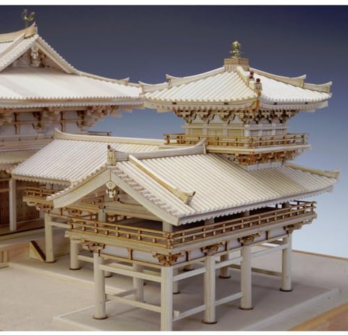 Woody Joe 1/75 Scale Byodoin Temple Phoenix Hall Wooden Model Assembly Kit (Building)