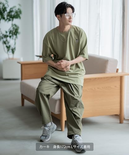 IMPROMES Casual SIDEWAYSTANCE Embroidered Skateboard Downer Bear Short Sleeve T-Shirt, Men's, Black