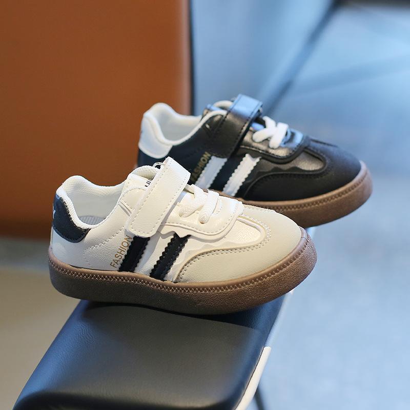 Spring Autumn Kids German Trainer Shoes Boys Girls Soft Sole Forrest Gump Sneakers Casual White Board Shoes Baby Toddler Shoes