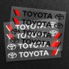 4Pcs/set Car Door Handle Sticker For Toyota RAV4 Camry Corolla Levin Yaris Reiz Vios Highlander CHR Avalon Auto Accessories